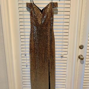 Sequin evening dress